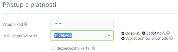 Obr. 17: RFID identifikátor